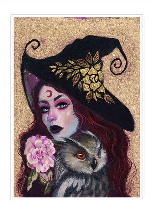 Image of "Owl Witch" Limited edition print