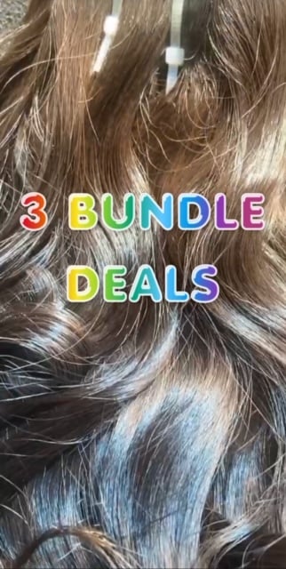 3 BUNDLE DEALS RAW HAIR