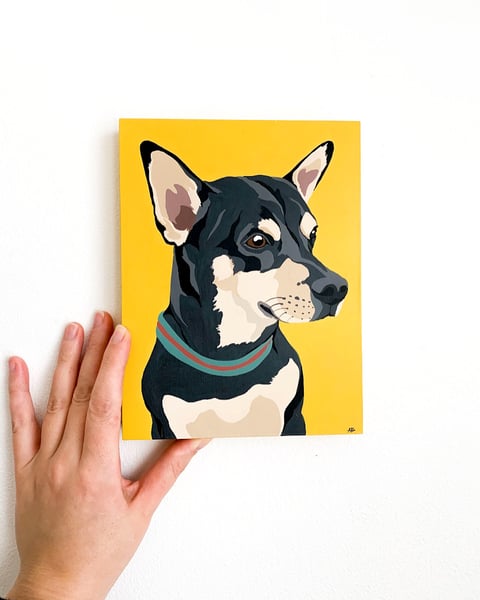 Image of PET PORTRAIT PAINTING NO NAME