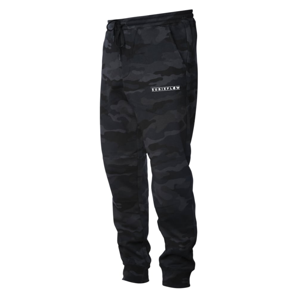 camo fleece joggers