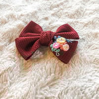 Image 4 of Rosette Large Bow Clip
