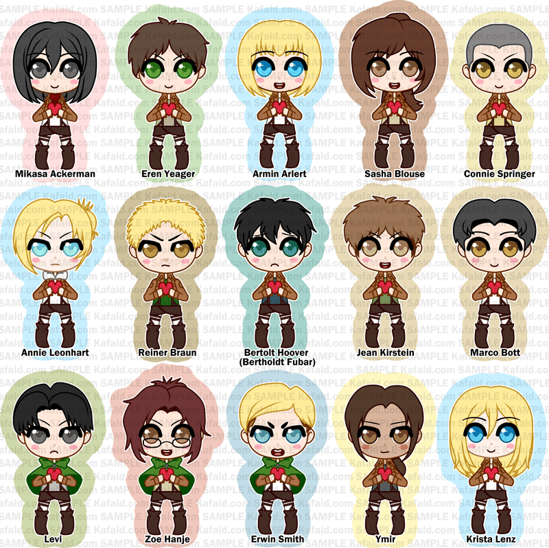 SNK Pillow Plushies