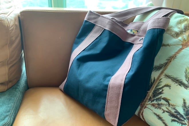 Image of Annette bag reversible Mille fleurs 