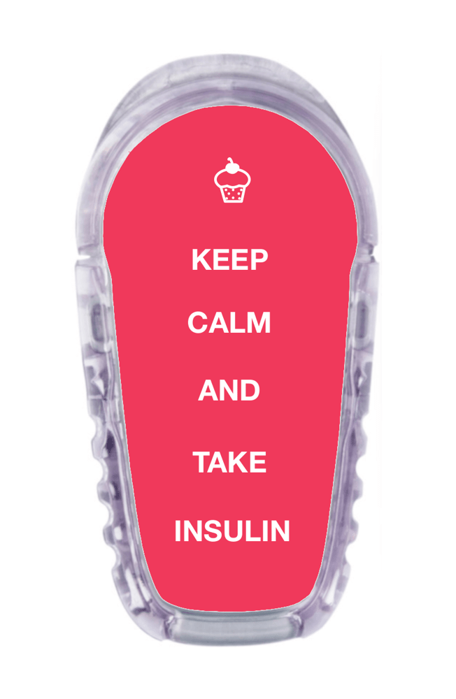 Image of Keep Calm Dexcom G6 Transmitter Sticker