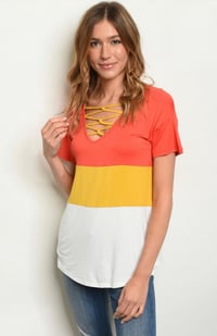 Image 3 of Sorbet Criss Cross Top 