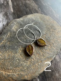 Image 5 of Autumn Leaf Hoops