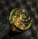 Image 4 of Twisted Fumed Honeycomb Marble with Opal