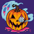 EYEBALL MAGNET - (HAUNTED PUMPKIN) Image 2