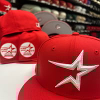 Image 2 of New Era 59Fifty Daily Front Door Red