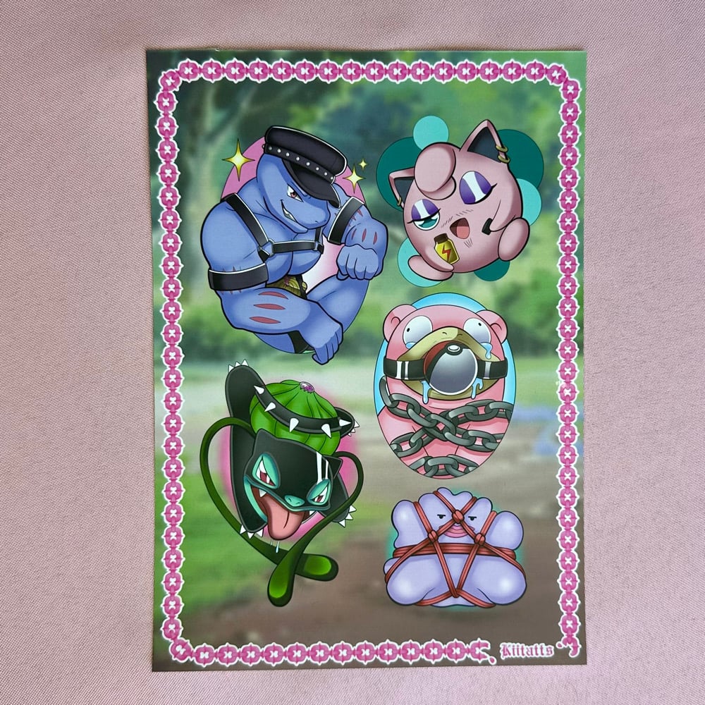 Image of Pokémon K*nk Print