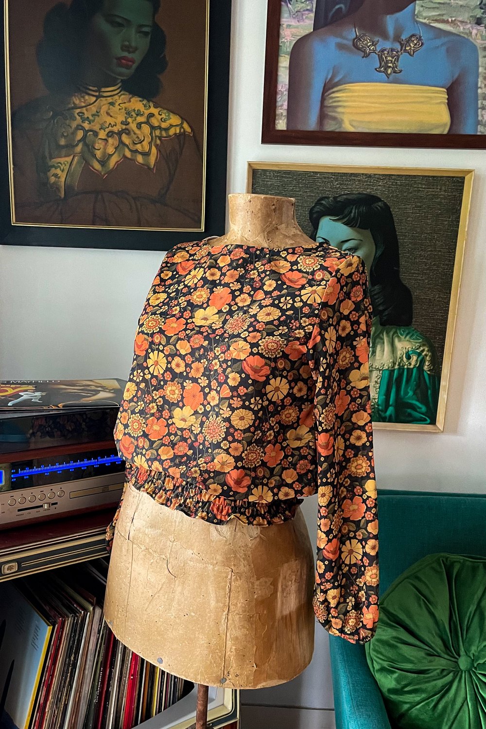 Dreamer blouse in Bloom n groovy XS ready to