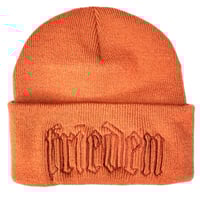 frieden cuffed Beanie Rust