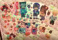 Image 1 of ❤️🍒 ALNST - J-fashion Transparent Sticker sheets