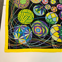 Image 9 of Hermès Cashmere Shawl "L'Art du Tamari" by Nathalie Vialars 140cm