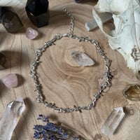 Image 1 of Silver Barbed Wire Choker