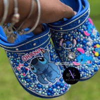 Image 1 of Stitch Bling Crocs