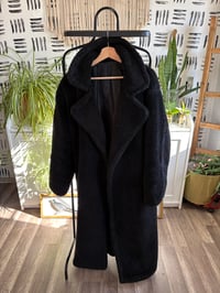 Black teddy coat 