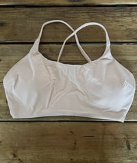 Image 1 of Orb cross back bra - Soft Pink