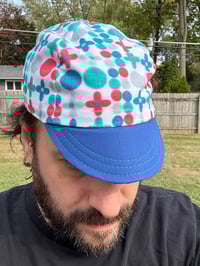 Image 4 of ZLW Faded Shapes Cycling Cap
