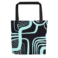 Image 5 of Black Cargo - Contemporary Urban Art Apparel for the Woke  - Minimal - All-Over Print Tote Bag