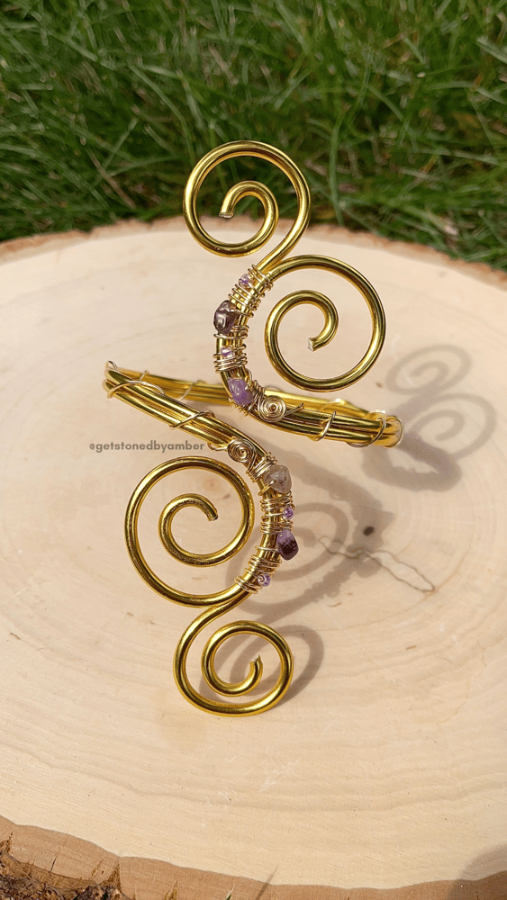 Image of Amethyst Arm Cuff