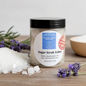 Image of Lavender Sugar Scrub Cubes