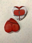 Image 2 of Vincible heart button set 3