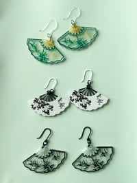 Image 4 of Pretty Fan earrings 