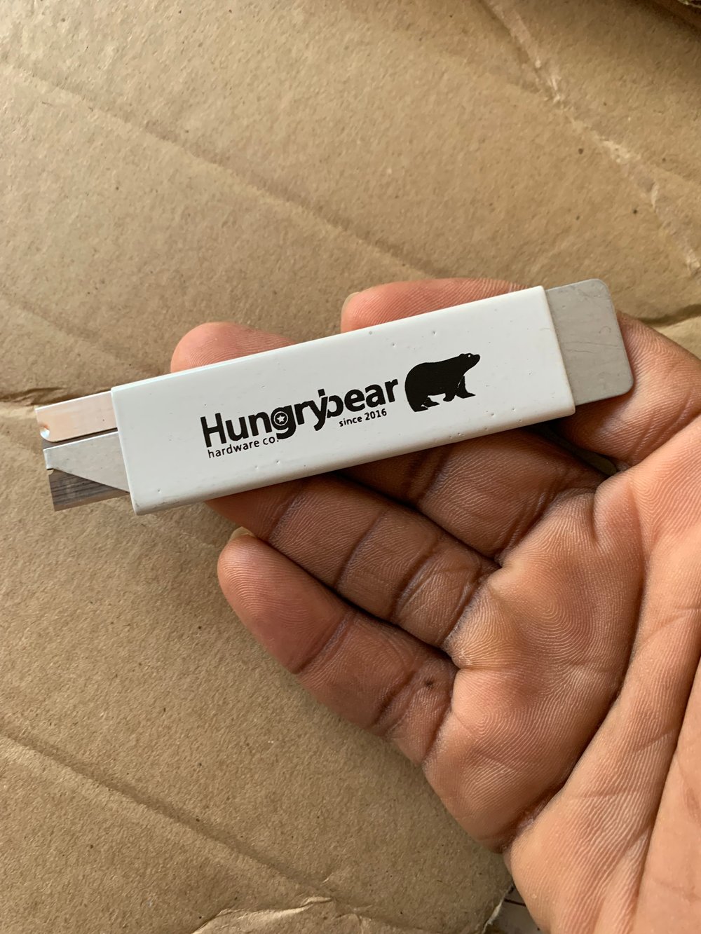 Hungry Bear Hardware Co. Die-Cut O.G. Bear Griptape w Box cutter