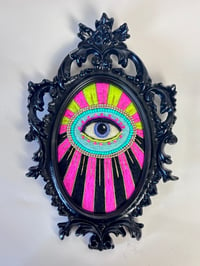 Image 1 of Mystic Eye - Large Neon & Black 