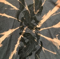 Image 3 of 'Gemini' Blockprinted Bleached Tee Oneshot - Size Large