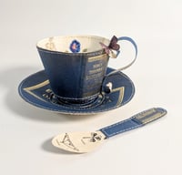 Image 1 of 'Percy Thrower's Encyclopaedia of Gardening' Teacup, Saucer and Spoon Set