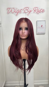 Image 1 of Burgundy blowout luxury (ready to ship) 