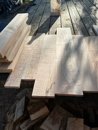 Image 2 of Figured maple and walnut S4S pack, 3/4” thick plus