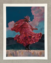 Dancing Thru Grief - 16x20” hand embellished print