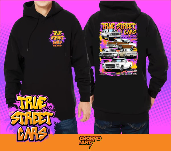 Image of True Street Cars-Pro Street Hoodies