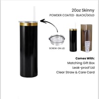 Image 2 of [PREORDER] Tumbler - Gloss finish engraved GOLD