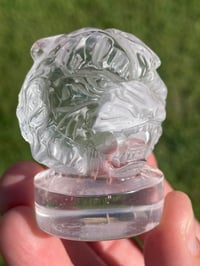 Image 15 of Clear Quartz Crystal Tiger Carving #1794