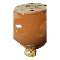 Image 9 of Square Nest Bean Pot With Floral Painted Wood Handles