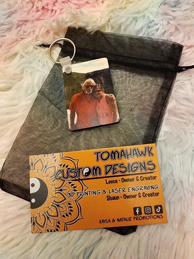 Image of Rectangle keychain (double sided)