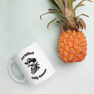 Image of Certified Silly Goose Mug (11oz) – Funny Ceramic Coffee Cup for Goose Lovers & Gift Ideas