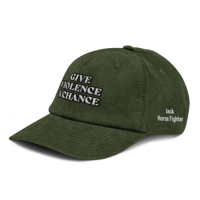 Image 7 of Give violence a chance Corduroy hat