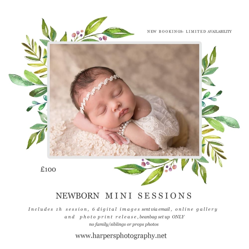 Image of DEPOSIT ONLY Newborn mini session