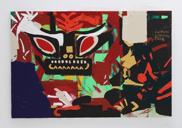 Image of untitled painting, “diablo” series 