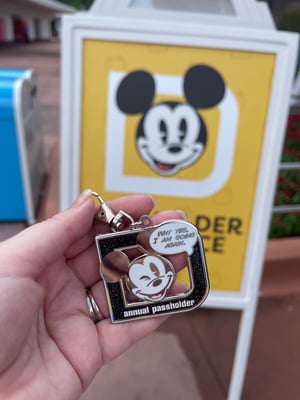 Image of AP parody Bag Charm - Space Mouse Variant