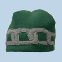 Image 1 of GREEN CHAIN BEANIE