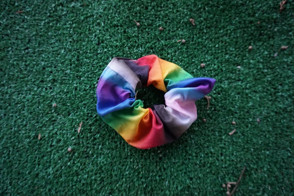 Image of Rainbow Pride Scrunchies 