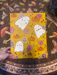 Image 1 of 8x10 happy ghost painting