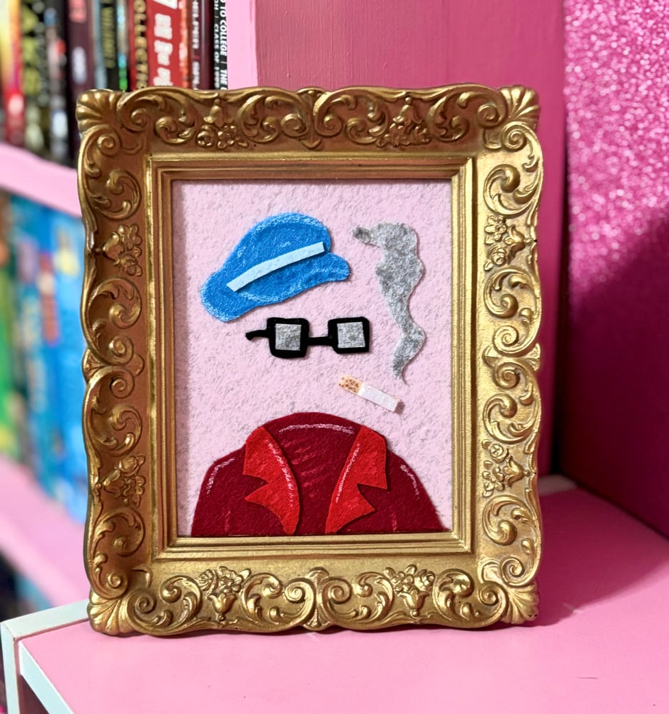 Image of “Invisible Man” Felt Art Piece