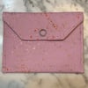 Card Wallet - Speckled Pink